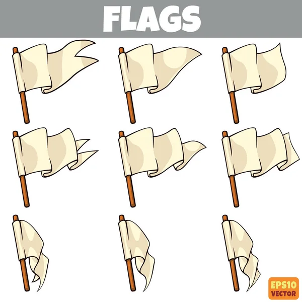 Flags collection — Stock Vector