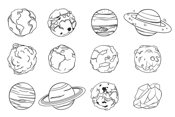 Sistema solar — Archivo Imágenes Vectoriales