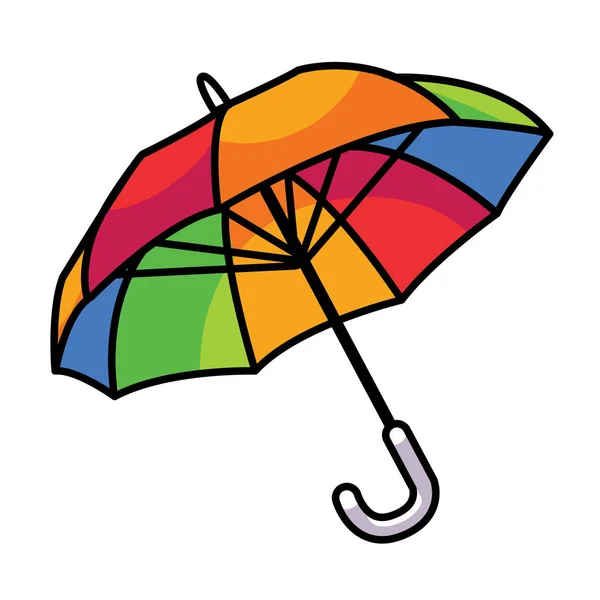 Umbrella cartoon — Stock Vector