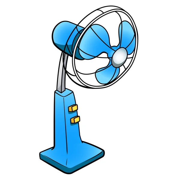Elektrický ventilátor — Stockový vektor
