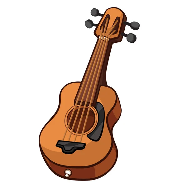 Guitare style dessin animé — Image vectorielle