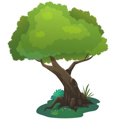 ağaç karikatür
