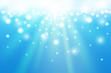 Buluttan çıkan ışınlar ve kar tanesi çizimi