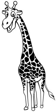 Zürafa tarzı çizgi film