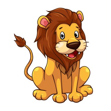 Aslan oturma pozisyonunda