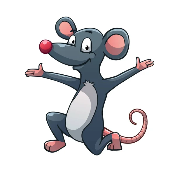 恭喜老鼠 — 图库矢量图片