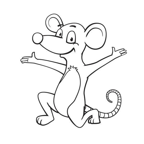 Glückwunsch Ratte — Stockvektor