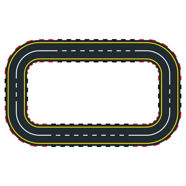 Rectangle routier — Image vectorielle