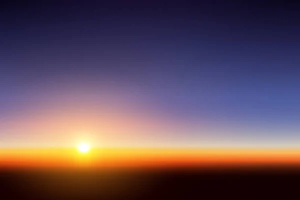 Atardecer cielo fondo — Vector de stock