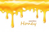 Bezešvé bělostné medu izolované na bílém