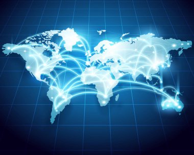 Dünya ağı, internet ve küresel bağlantı kavramının özeti