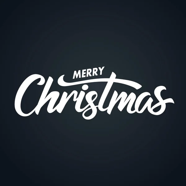 Veselý vánoční rukopis — Stockový vektor