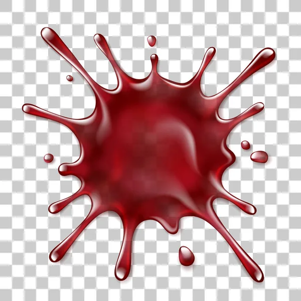 Sangre salpicada — Vector de stock