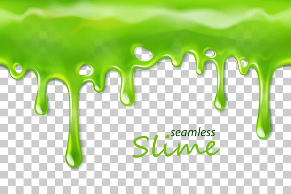 Seamless dripping slime — Stock Vector