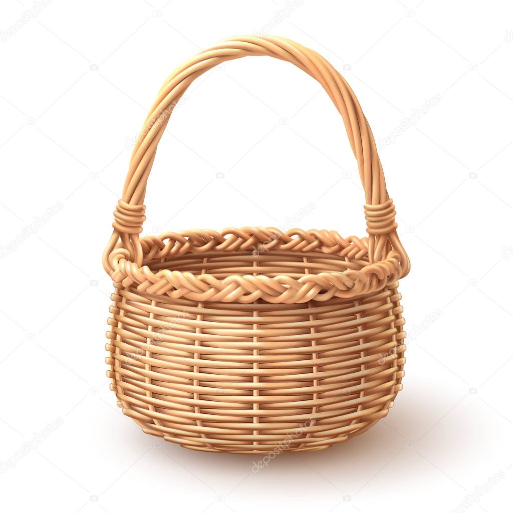 Rounded Basket separate in layer, Easy to use and in put artwork