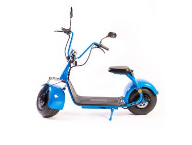 Kendini beyaz arka plan üzerinde elektrik kaykay akıllı Scooter Dengeleme Hoverboard çift tekerlek yakın çekim