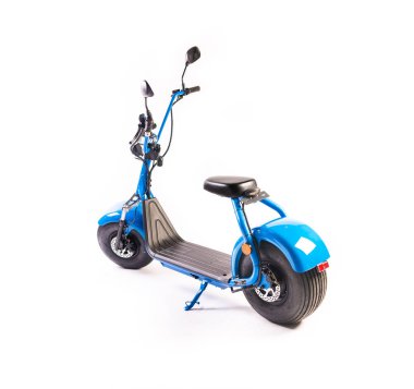 Kendini beyaz arka plan üzerinde elektrik kaykay akıllı Scooter Dengeleme Hoverboard çift tekerlek yakın çekim