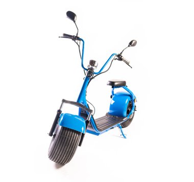 Kendini beyaz arka plan üzerinde elektrik kaykay akıllı Scooter Dengeleme Hoverboard çift tekerlek yakın çekim