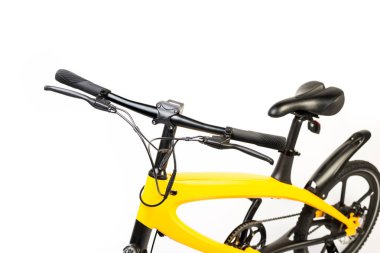 Kendini beyaz arka plan üzerinde elektrik kaykay akıllı Scooter Dengeleme Hoverboard çift tekerlek yakın çekim