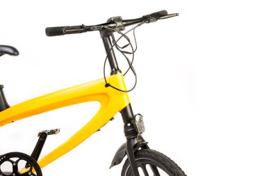 Kendini beyaz arka plan üzerinde elektrik kaykay akıllı Scooter Dengeleme Hoverboard çift tekerlek yakın çekim