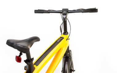 Kendini beyaz arka plan üzerinde elektrik kaykay akıllı Scooter Dengeleme Hoverboard çift tekerlek yakın çekim