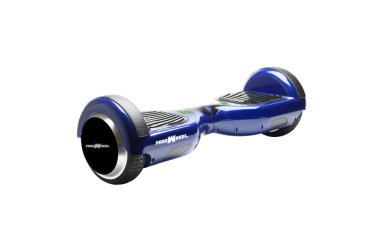 Kendini beyaz arka plan üzerinde elektrik kaykay akıllı Scooter Dengeleme Hoverboard çift tekerlek yakın çekim