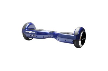 Kendini beyaz arka plan üzerinde elektrik kaykay akıllı Scooter Dengeleme Hoverboard çift tekerlek yakın çekim
