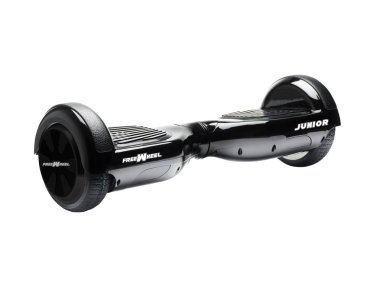 Kendini beyaz arka plan üzerinde elektrik kaykay akıllı Scooter Dengeleme Hoverboard çift tekerlek yakın çekim