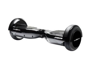 Kendini beyaz arka plan üzerinde elektrik kaykay akıllı Scooter Dengeleme Hoverboard çift tekerlek yakın çekim