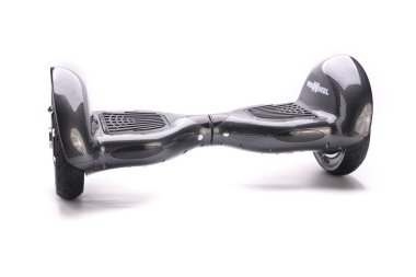 Kendini beyaz arka plan üzerinde elektrik kaykay akıllı Scooter Dengeleme Hoverboard çift tekerlek yakın çekim