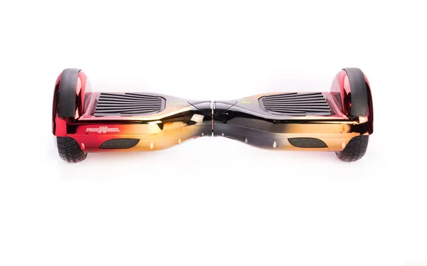 Primer Plano Hoverboard Dual Wheel Self Balancing Electric Skateboard Smart — Foto de Stock