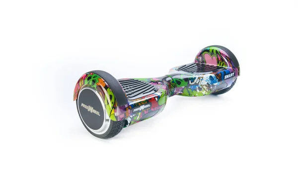 Primer Plano Hoverboard Dual Wheel Self Balancing Electric Skateboard Smart —  Fotos de Stock