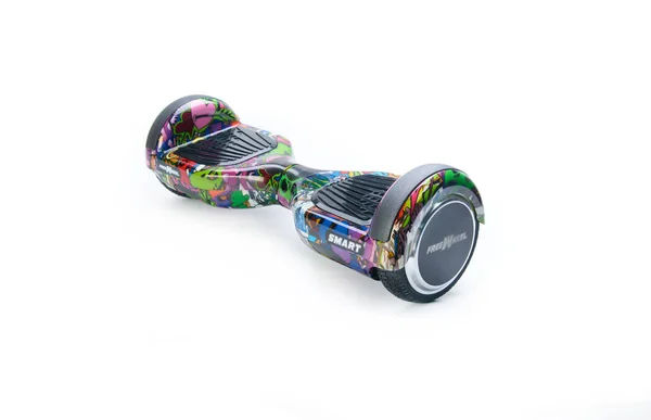 Primer Plano Hoverboard Dual Wheel Self Balancing Electric Skateboard Smart — Foto de Stock