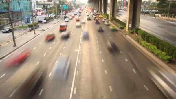Tráfico Por Autopista Velocidad Rápida — Vídeos de Stock