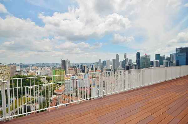 Hava Singapur görünümü şehir