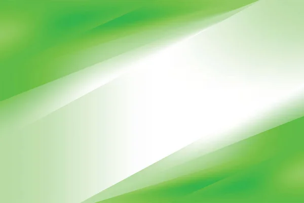 Astratto Liscio Verde Bianco Disegno Sfondo Elegante Verde Modello Sfondo — Vettoriale Stock