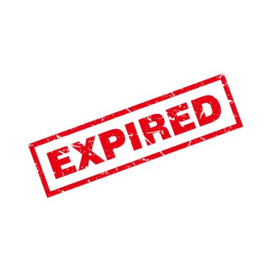 Soyut Kırmızı Grunge Süresi Dolmuş Lastik Damga İmza İmzalama Vektörü, Süresi Dolmuş Metin Mührü, Mark, Etiket Tasarım Şablonu