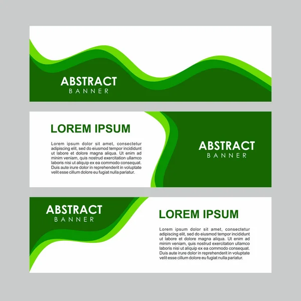 Soyut Renkli Sancak Tasarım Şablonu Vektörü, Yeşil Dalgalı Renk Arkaplanı olan Modern Grafik Elemanı