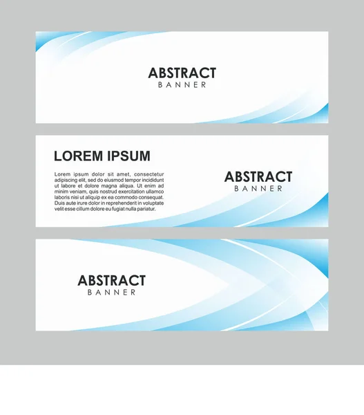 Abstraktní Barevný Stylový Banner Design Šablony Vektor Profesionální Moderní Grafický — Stockový vektor