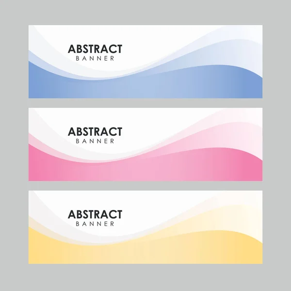 Abstraktní Čistý Stylový Banner Design Šablony Vektor Profesionální Moderní Grafický — Stockový vektor