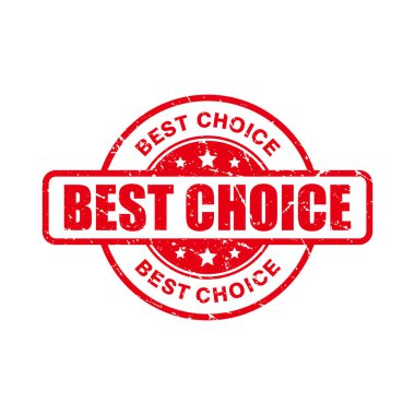 Soyut Red Grungy En İyi Seçimli Kauçuk Damga İşareti Çember Şekil Görüntü Vektörü, En İyi Seçim Metin Mührü, Mark, Etiket Tasarım Şablonu