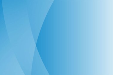 Soyut Mavi Dalgalı Arkaplan Tasarım Şablon Vektörü, Yumuşak Mavi Gradyan Arkaplan