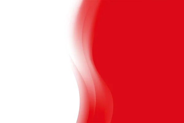 Abstract Smooth Red Wavy Background Design Template Vector Blurry Red — Stock Vector