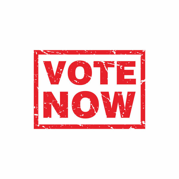 Реферат Red Grungy Vote Now Rubber Stamps Sign Illustration Vector, Vote Now Text Seal, Mark, Label Design Template