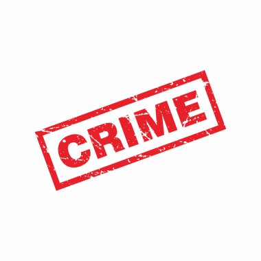 Soyut Kırmızı Pis Suçlar Lastik Damgası İmza Çizim Vektörü, Suç Metni Mührü, Mark, Etiket Tasarım Şablonu