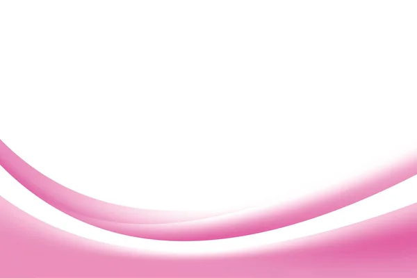 Abstract Smooth Pink Curvy Background Design Template Vector Blurry Pink — Stock Vector