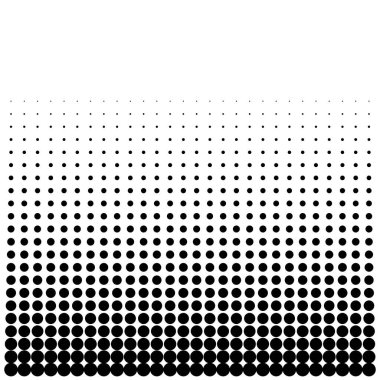 Soyut Siyah Yarım Tonlama Grafik Element Arkaplan Tasarımı, Polka Nokta Şablon Vektörü