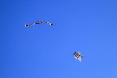 Geleneksel bale uçurtması. Balili çocuklar uçurtmalarla oynarlar.