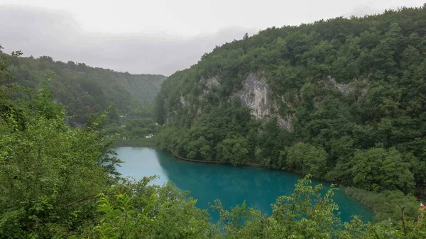 Prachtig Landschap Het Nationaal Park Plitvice Meren Kroatië — Stockfoto