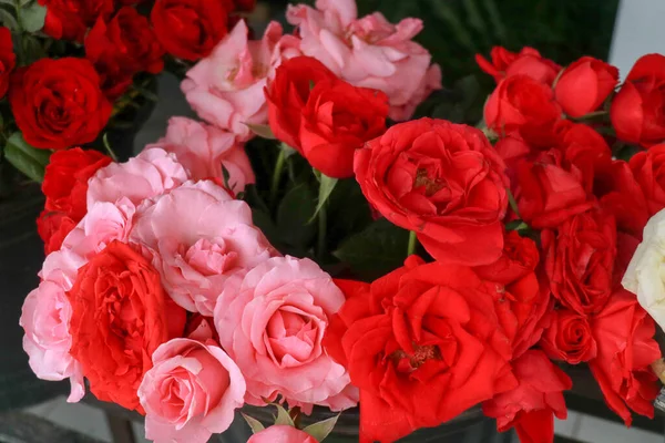 Атласная Лента Красного Розового Цвета — стоковое фото